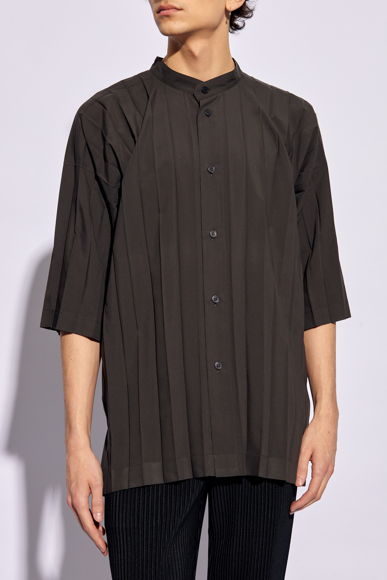 Issey Miyake Homme Plisse Oversize pleated shirt | Men's Clothing 